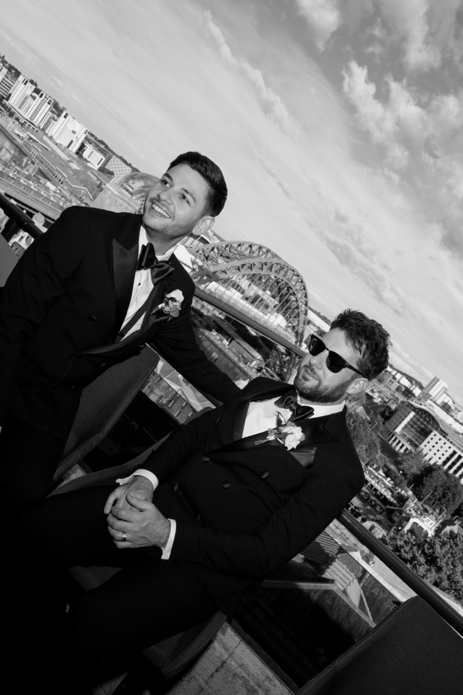 James and Christopher on their wedding day